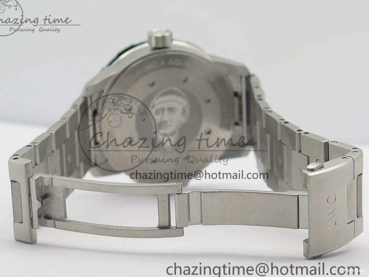 MIROTIME 0329 EasyMatch Aquatimer Automatic IW329004 V6F 1:1 Best Edition Blue Dial On SS Bracelet MIYOTA 7224